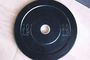 10LB Olympic 2″ Solid Bumper Plate With Steel Insert