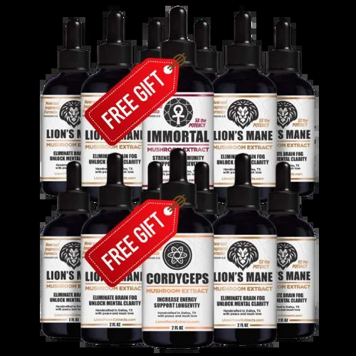 +12 Lion’s Mane, +1 Bonus Reishi, + 1 Bonus Cordy