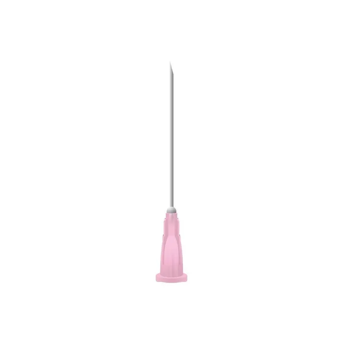18g Pink 1.5 inch BD Microlance Needles