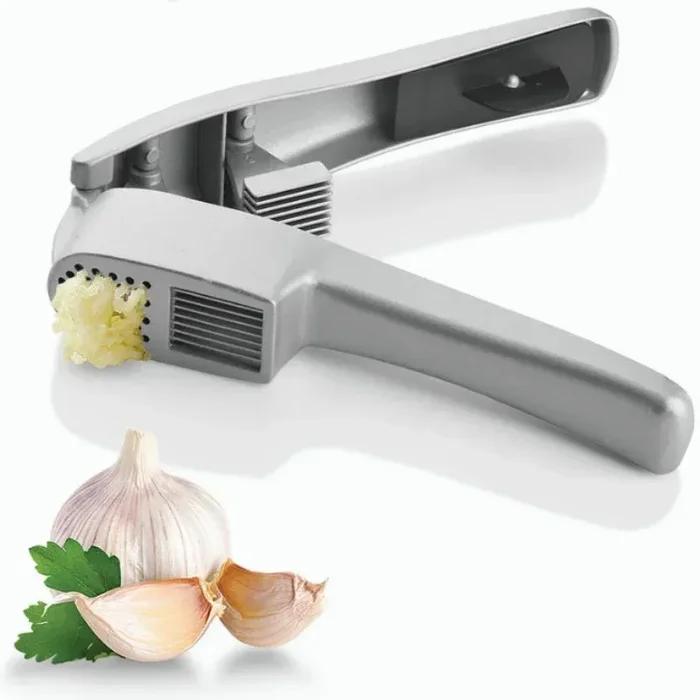 2 In 1 Multifunctional Garlic Press Garlic Slicer Masher Zinc Alloy Manual Kitchen Gadget and Accessories Gadgets for Home