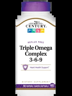 21St Century Triple Omega Complex 3-6-9 90 Softgels