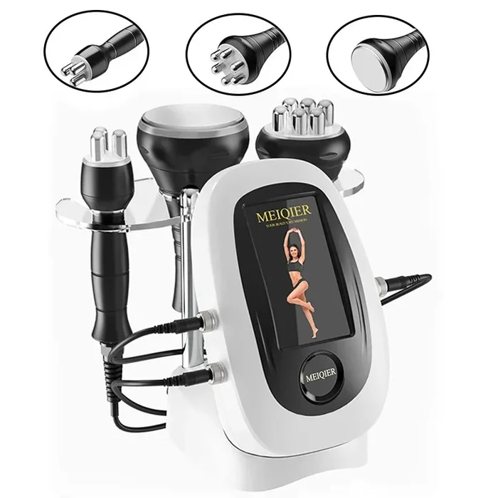 3-in-1 80K Cavitation Ultrasonic RF Machine – Multi-Polar Fat Reducer, Skin Rejuvenation & Cellulite Massager