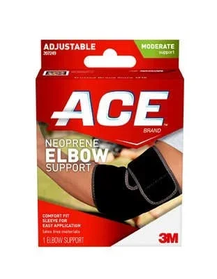 3M ACE Elbow Support 3M Ace One Size Fits Most Pull-On Sleeve Left or Right Elbow – 207249