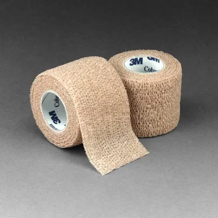 3M Coban Cohesive Bandage Standard Compression Self-adherent Closure Tan NonSterile