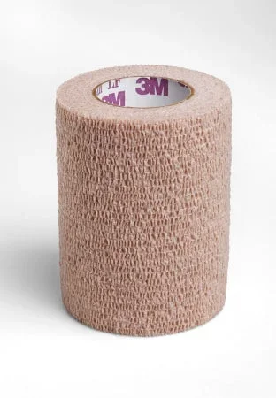 3M Coban LF Cohesive Bandage Standard Compression Self-adherent Closure Tan NonSterile