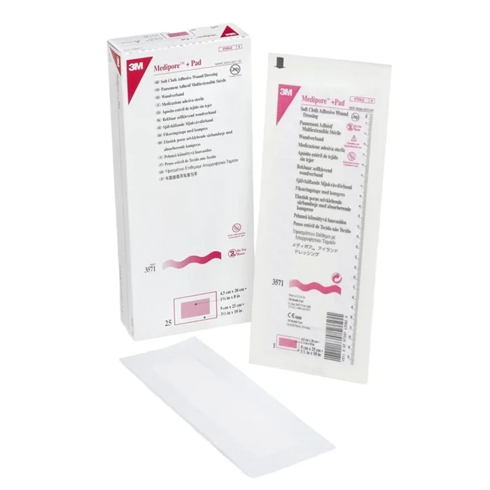 3M Medipore +Pad Soft Cloth Dressings