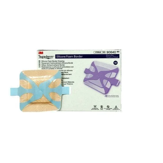 3M Tegaderm Silicone Foam Dressing Box of 10