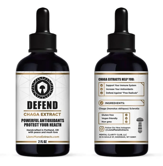 “Defend” Premium Chaga Mushroom Extract