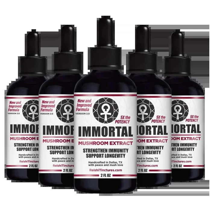 “Immortal” Reishi Extracts (6 Month Supply)