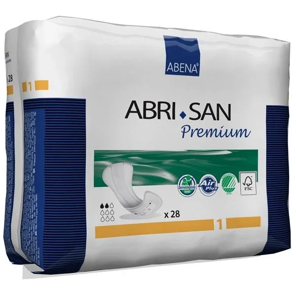 Abri-San Premium Pad, 4″ x 9″, 200 mL