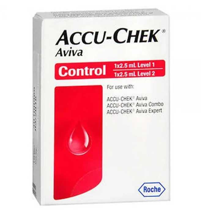 Accu-Check Aviva Plus 2 Level Glucose Control Solution