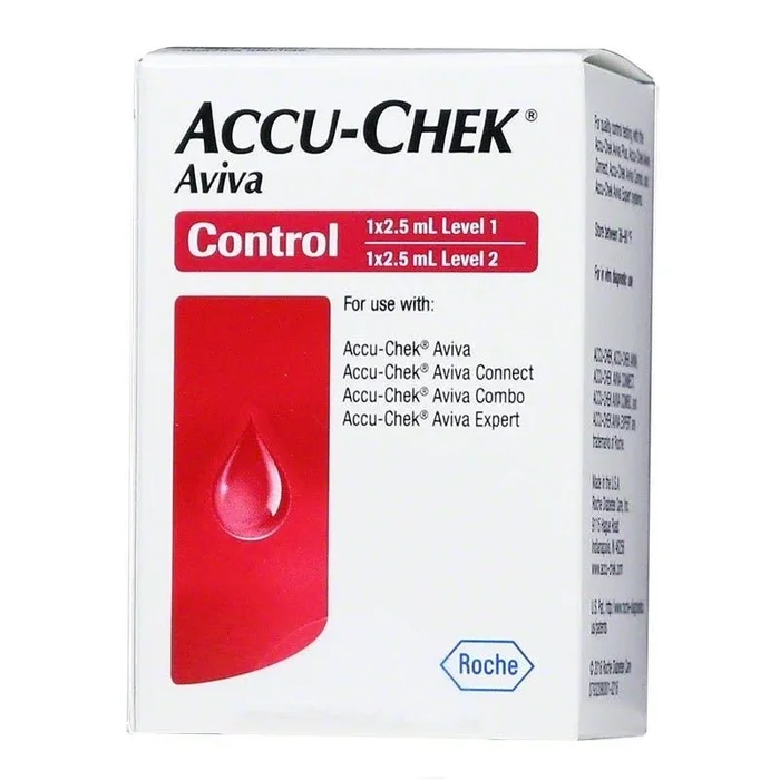 Accu-Chek® Aviva Control Solution 2-1/2mL, High/Low Level