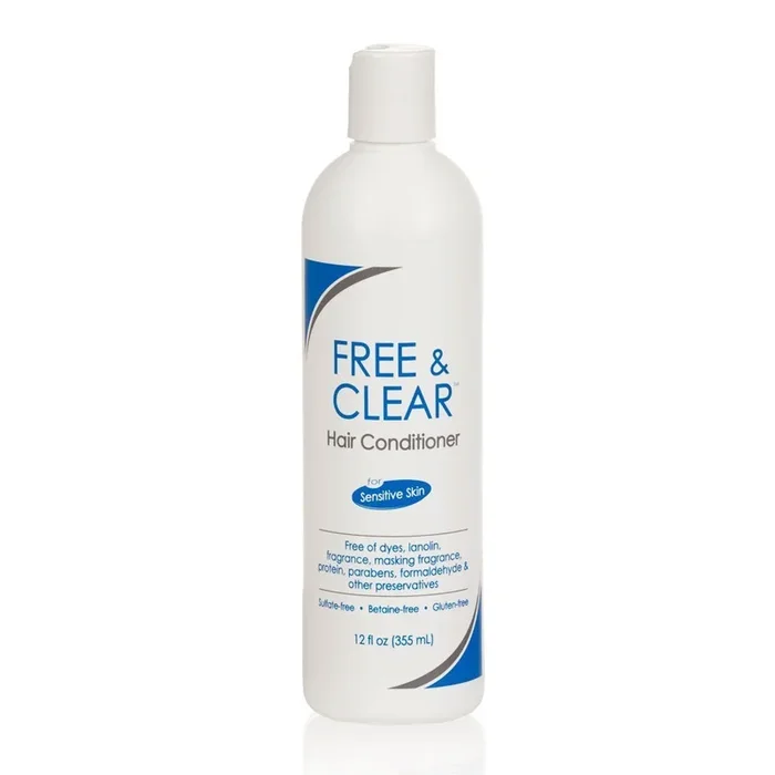 Acondicionador de cabello libre y transparente 12 oz