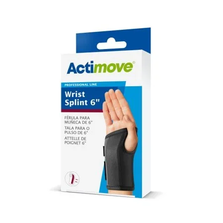 Actimove Wrist Splint 6IN Left Black X-Large