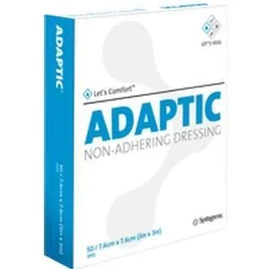 Adaptic Non-Adhesive Dressing: 24 Count, 3″ x 8″