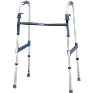 Adult Paddle Walker, 17-1/2″ D, 300 lb Weight Capacity, 30-3/8″ to 37-3/8″ Height Adjustment