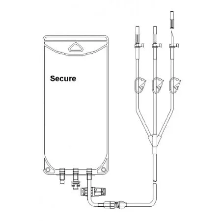 Advanced Medical Systems Gravity Feeding Bag Set 3 Liter – CMS-9832