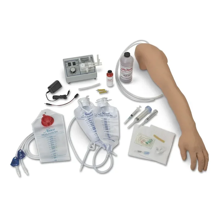 Advanced Venipuncture and Injection Arm Trainer with IV Arm Circulation Pump