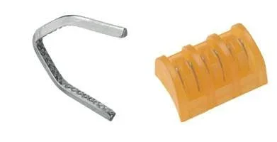 Aesculap SLS Classic Adhesive Cartridge Style Ligating Clip Titanium Medium / Large Green Cartridge 6 Clips – V3120-1