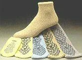 Alba Healthcare Care-Steps Slipper Socks Adult X-Large Gray Above the Ankle – 80106