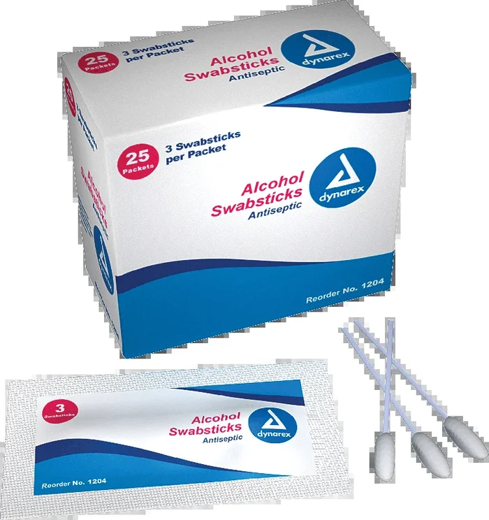 Alcohol Swabstick, 3 Pack