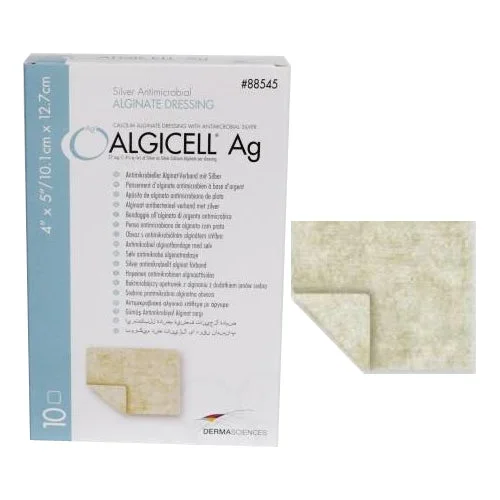 Algicell Ag Antimicrobial Silver Dressing 4″ x 5″