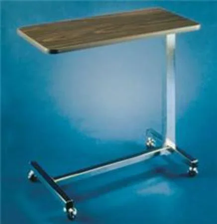 Alimed AliMed Overbed Table Non-Tilt Automatic Spring Assisted Lift 28 to 45 Inch Height Range 28 to 45 Inch Height Range – 7384