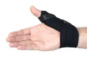 Alimed AliMed Thumb Splint Thermoplastic / Neoprene / Lycra Left Hand Black Small – 510346/NA/LS