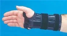 Alimed AliMed Wrist Immobilizer Aluminum Stay Left or Right Hand Black One Size Fits Most – 510363