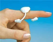 Alimed Deroyal Finger Spring DeRoyal Wire / Foam Left or Right Hand White Large – 510253/NA/LG