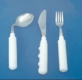 Alimed Grip-Tight Fork Left Hand / Angled White – 8802