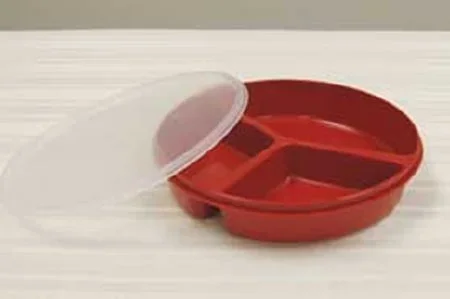 Alimed Redware Plate Red Reusable – 82786