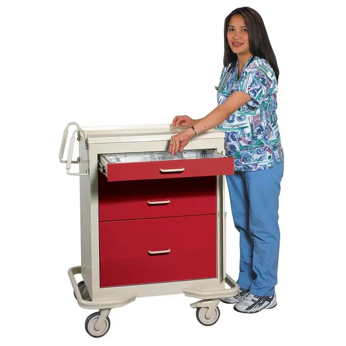 AliMed Standard Series 4-Drawer Emergency Cart