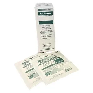 AMD Medicom General Purpose Medical Grade Gauze Sponge, 2″ x 2″ 8-Ply, Non-Sterile, White