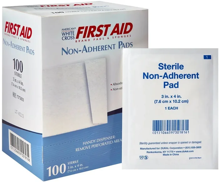 American White Cross First Aid Non Adherent Pad