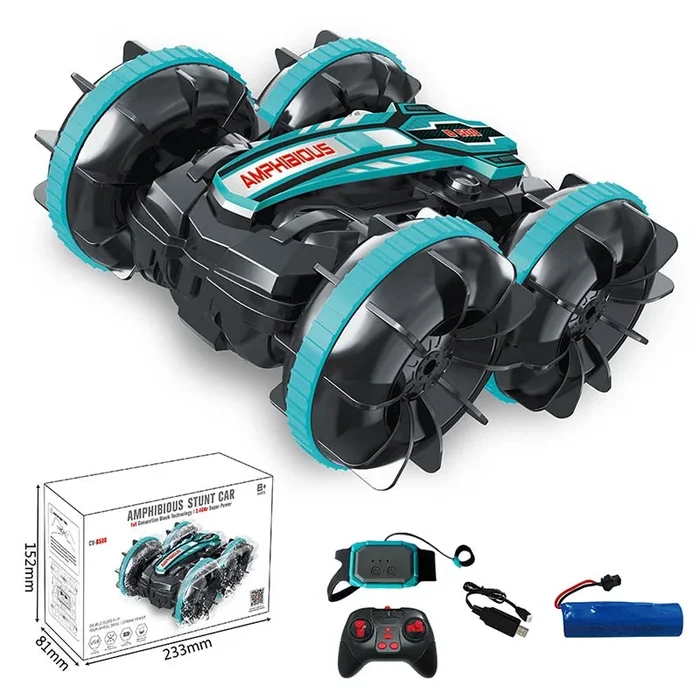 AMPHIBIOUS Stunt RC Double-sided Tumbling Car 2.4G