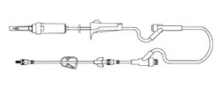 Amsino International AMSafe Administration Set AmSafe 10 Drops / mL Drip Rate 83 Inch Tubing 1 Port – 108305