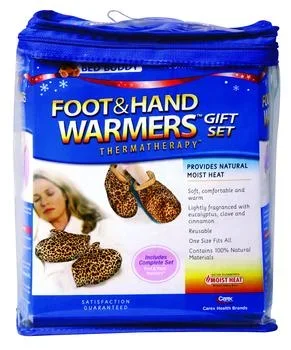 Apex Medical Foot and Hand Warmer Gift Set, 1″ H x 10″ W x 7″ D, Leopard