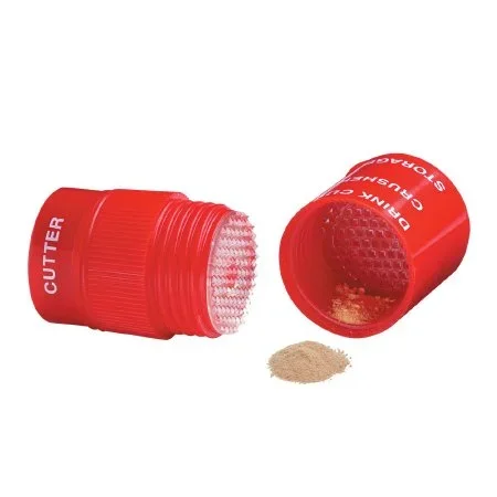 Apothecary Products Ultra Fine Cut N’ Crush Pill Crusher Hand Operated Red – 67825