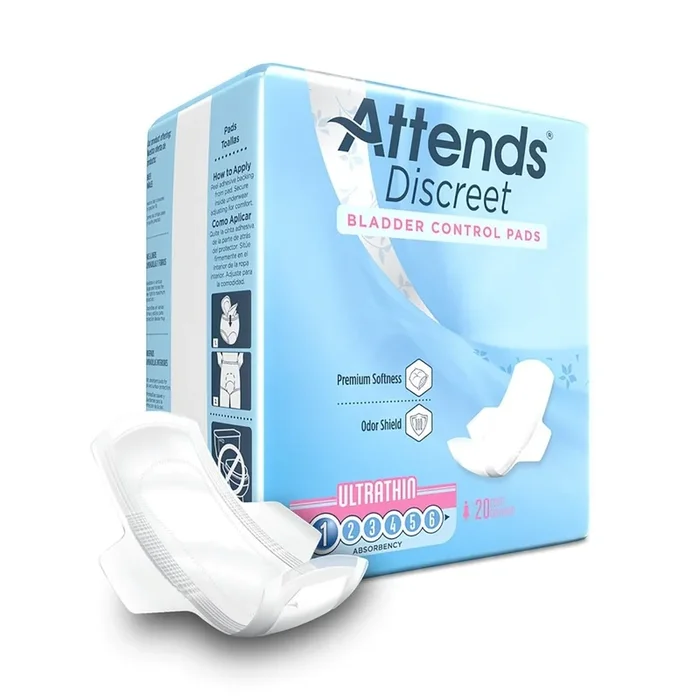 Attends Discreet Women’s Ultra Thin Bladder Control Pad