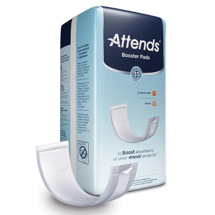 Attends® Light Absorbency Booster Pad, Multiple Sizes