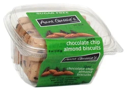 Aunt Gussie’s Spelt Chocolate Chip Almond Biscotti 8Oz