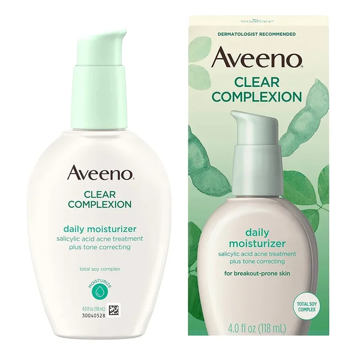 AVEENO Clear Clexion ácido salicílico Acné Fighting Daily Face Moisturizer 4 oz