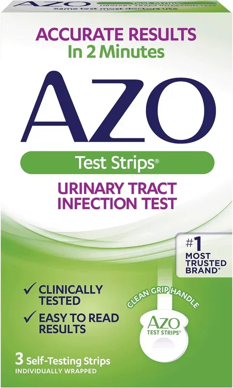 AZO UTI Test Strips (3 Count) – At-Home UTI Detection Kit