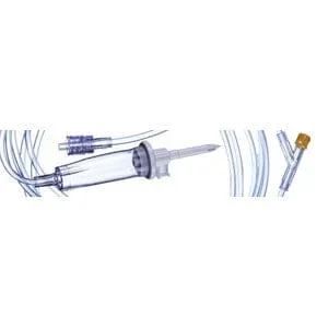 B Braun Medical Small Bore Y-Extension Set with Two Removable UltraSite® Valves, 7-1/2” L