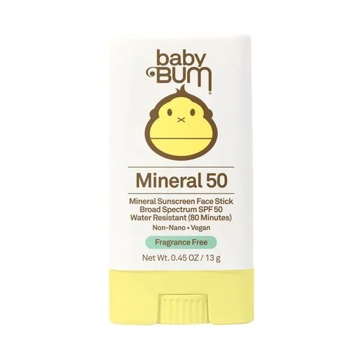 Baby Bum SPF 50 Mineral Sunscreen Face Stick .45 oz
