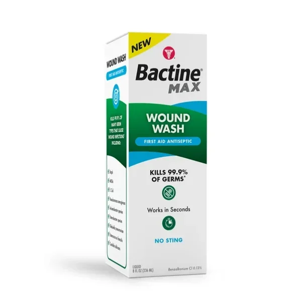 Bactine MAX Wound Wash First Aid Antiseptic