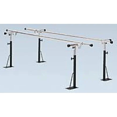 Bailey 10′ Floor Mount Parallel Bars, with Black Powder Coated Posts