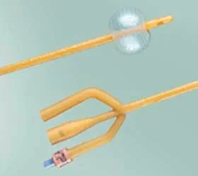 Bard Bardex I.C. Foley Catheter 3-Way Standard Tip 5 cc Balloon 20 Fr. Latex – 0119SI20
