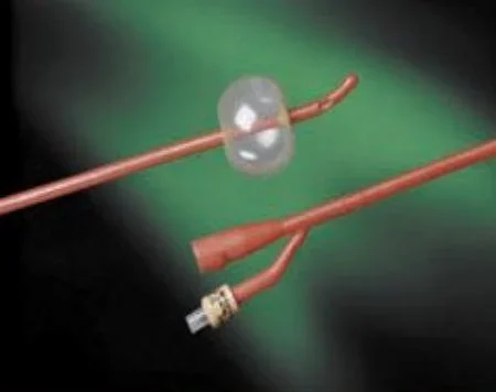 Bard Bardex Lubricath Foley Catheter 2-Way Coude Tip 5 cc Balloon 14 Fr. Hydrophilic Polymer Coated Latex – 0102L14